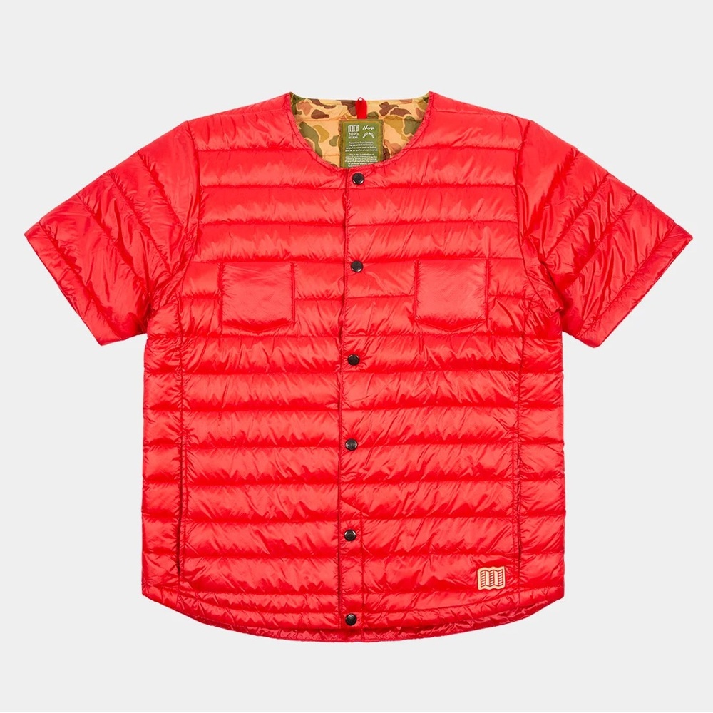 Topo Designs x Nanga x Natal Down T-Shirt Jacket - RARE!